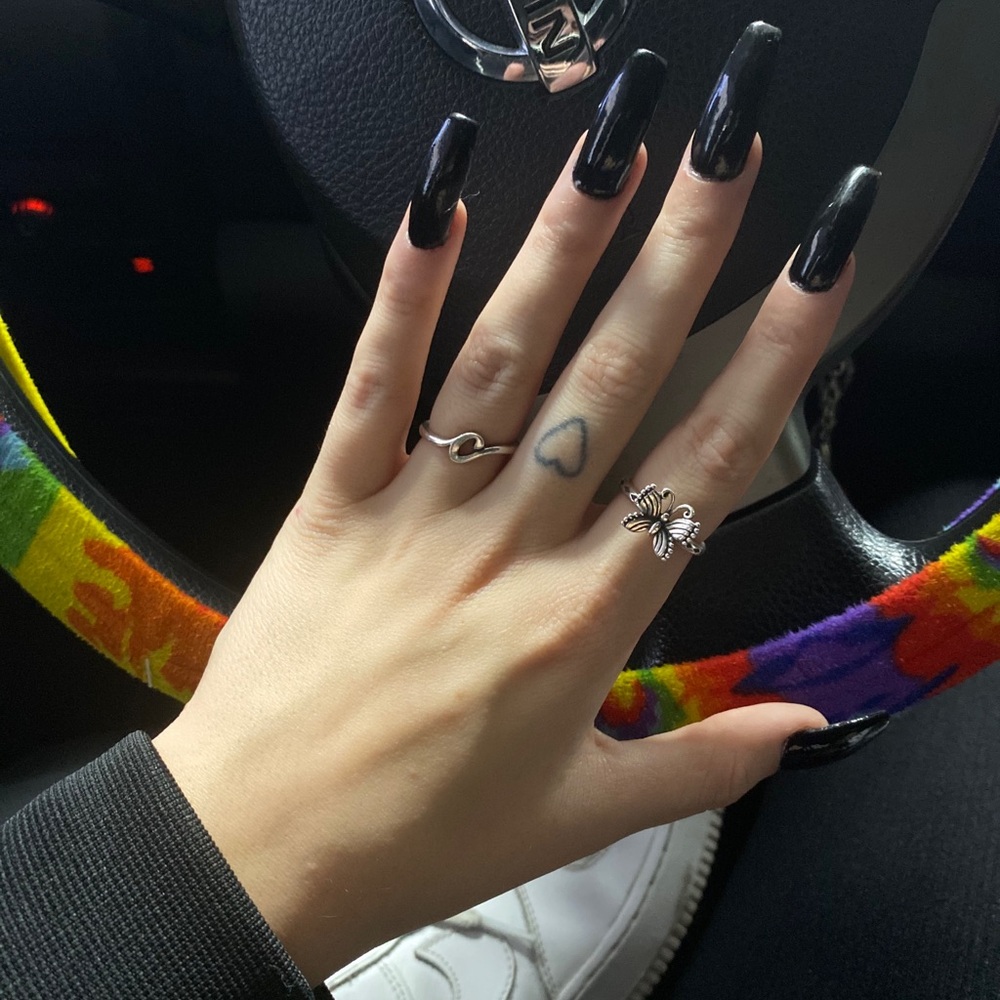 James Avery butterfly ring